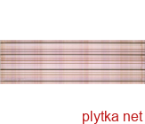 Керамическая плитка DEC LISA ROSA декор, 200х600 сиреневый 200x600x8 структурированная